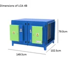 LVcheng industrial exhaust gas air filtration smoke filter for welding workshop commercial kitchen