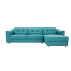 Leather Sofa Furniture Factory Price Wholesale Modern Living Room L Shaped 3 Seat Leather Sofa Furniture