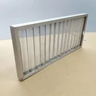 Washable industrial kitchen use metal net filter aluminum galvanized steel frame Pre-filter