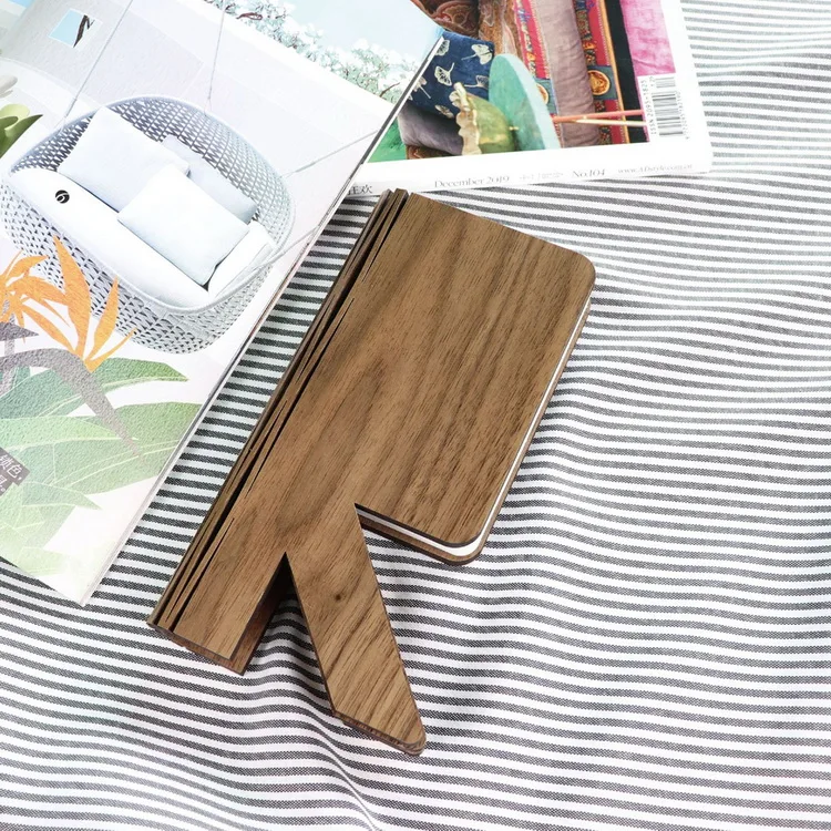 Reading Book Lamp Wooden Decorative 3d LED Night Light For Hotel Room