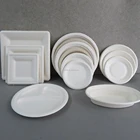 Flatware Sets Disposable Feature disposable plate Disposable biodegradable tableware