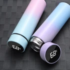 500ML Smart LED mug Temperature Display stainless steel water bottle vacuum thermos