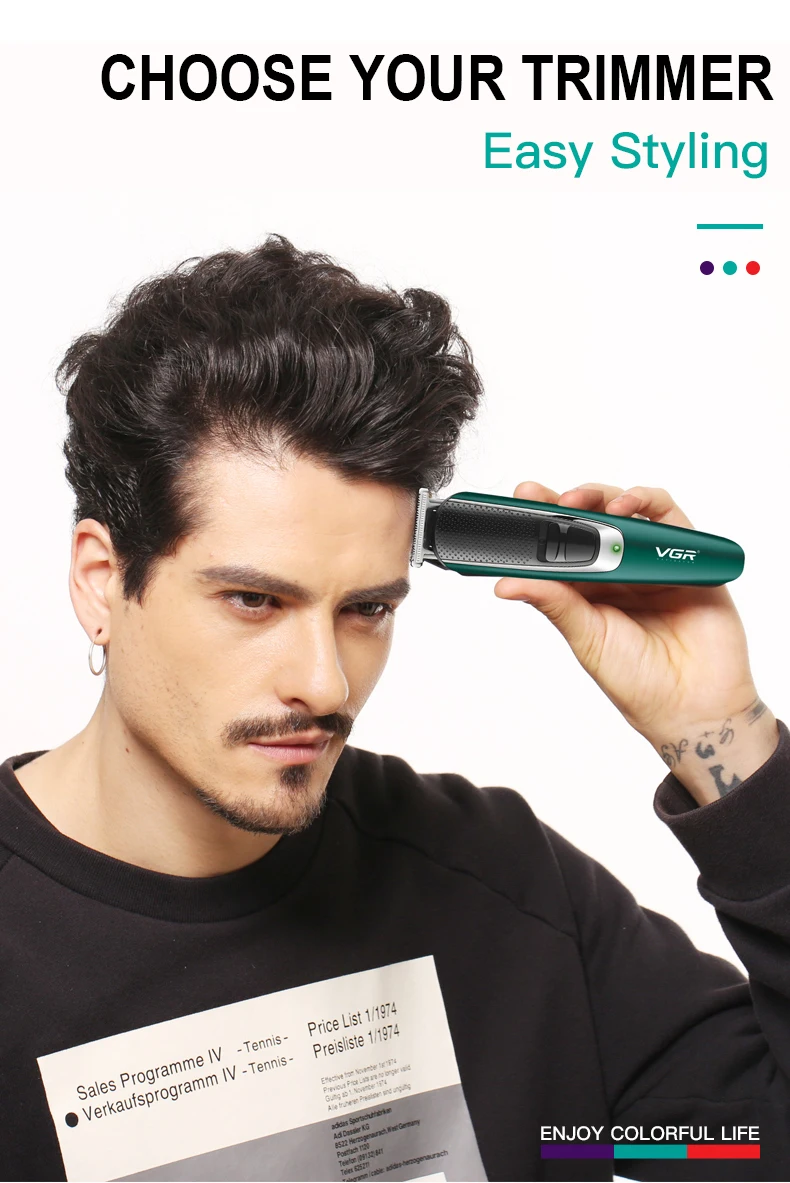 VGR V-176 Professional Hair Trimmer for Men