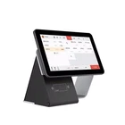 Gmail Aluminum 17 inch Single Touch Screen All in One POS Systems Cash Register Desktops with NFC Reader