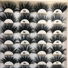 Private Eyelashes Wholesale High Quality 3D Faux Mink Lashes False Private Label 25mm Mink Eyelashes Vendors