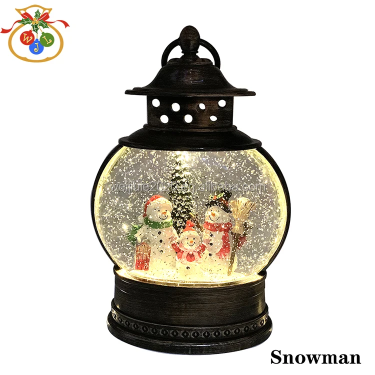WDL-1984 WEIJIULE 2020 latest Christmas party decoration home decoration gifts mobile night light oblate lantern music
