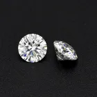 china lab make diamond 0.5ct color DEF white round moissanite on sale