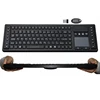 Wireless Waterproof Medical Keyboard with Touchpad Mouse and USB Receiver
