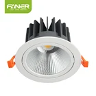 CB EER IECEE 3w 6w 9w 12w 15w 24w 30w cob recessed led spot light
