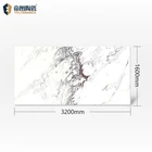 1600x3200 Sintered 12mm Slabs Carrara Engineered Engineering Stone Cheap Artificial Quartz Stone Slabs