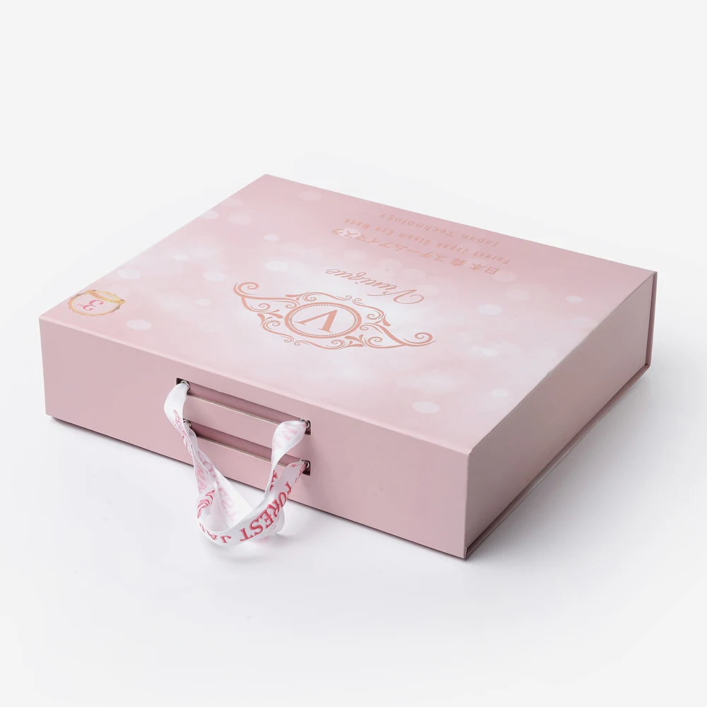 hair extension cardboard box with magnetic closure - buy custom