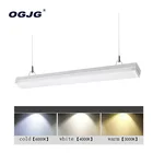 OGJG Factory Price 120v -230v Flat Led Linear Batten 36w 40w 45w 4ft Tube Light