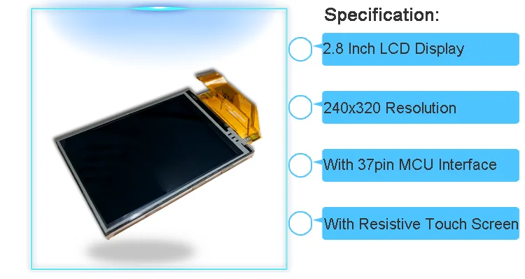 2.8 inch tft lcd touch screen ili9341