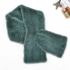 Genuine Mink Fur Scarf Fashion Winter Genuin Knit Mink Fur Scarf