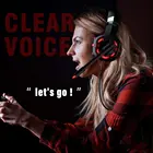 Ps4イヤホン7.1サラウンドサウンドゲーミングヘッドフォンxboxxxxノイズキャンセリングマイク & rgbライト付き1つのヘッドセット
