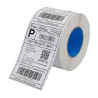 4"*6"Custom Zebra Barcode Paper Self-adhesive Label Sticker Roll For Label Printer Machine