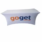 Conference 100% polyester cloth brand custom made table cloth