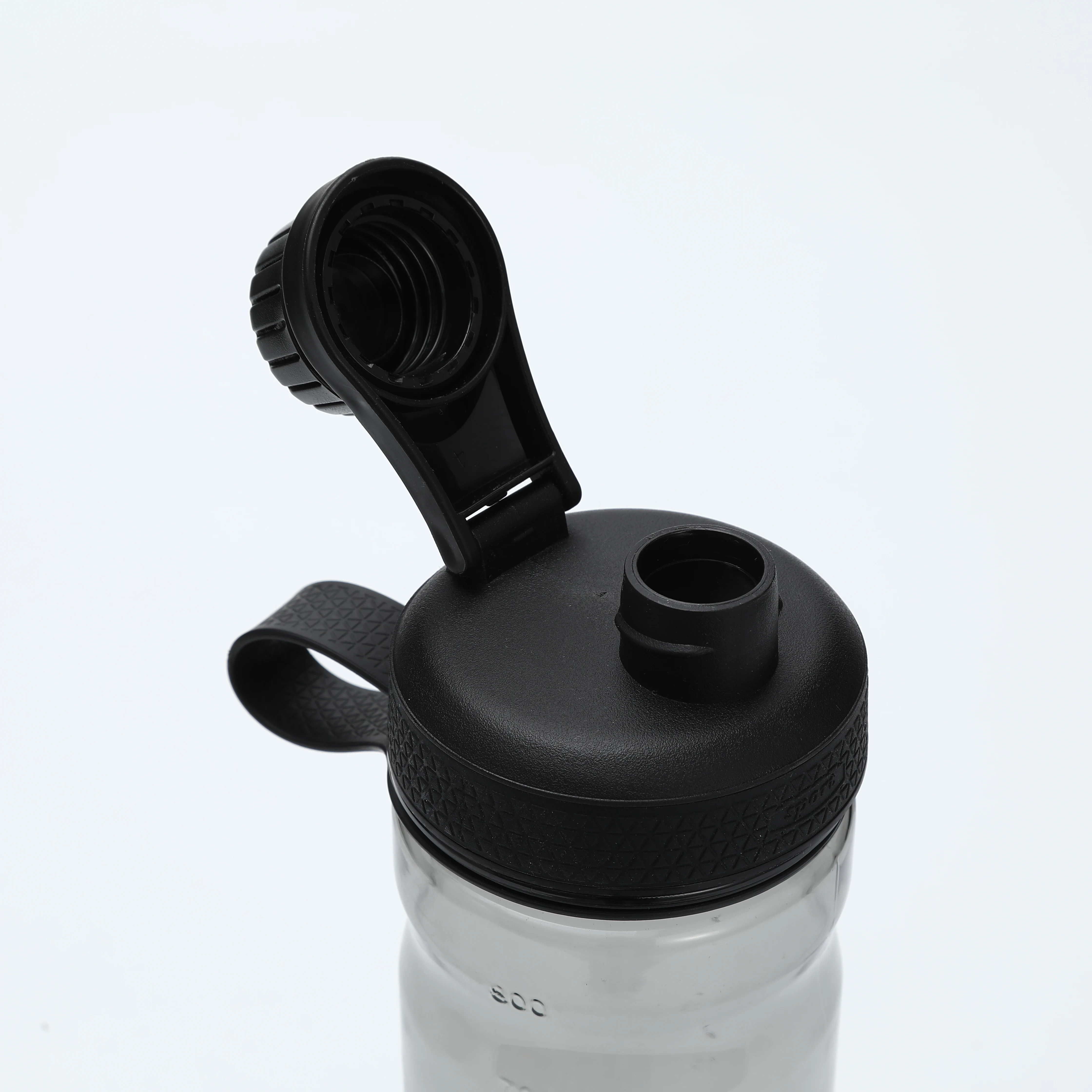 High Quality And Environmentally Friendly Black Transparent Unique Reusable Water Bottles