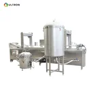 LPG gas automatic Industries chicken fryer machine deep stir frying machine with CE