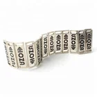 Die Stamping Custom Debossed Brand Name Metal Logo Jeans Tags Labels Patches for Clothing and Bags