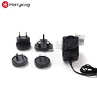 Merryking factory OEM EU/US/UK/AU plug ac dc adapter 24v 0.5a 0.6a interchangeable plug power adapter
