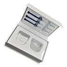 easy take home use mini led light teeth whitening kit with case