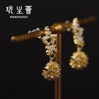 14k Gold Earrings Earrings Earrings Factory Wholesales 14k Gold Jewelry Wholesale Star Shaped Charm Earrings