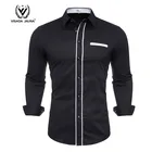 Latest 100% Cotton Streetwear Long Sleeve Vintage Slim Fit Designer Shirts For Men