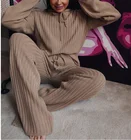 Women Women Sweater Set Women Knitted 2 Piece Hoodies Set Outfit Jumper Women Plus Size Sweater Set