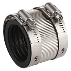 Stainless steel High pressure Type D pipe coupling with Natural rubber inside