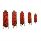 Spiral sluice used for separating various minerals , mine equipment for gold processing