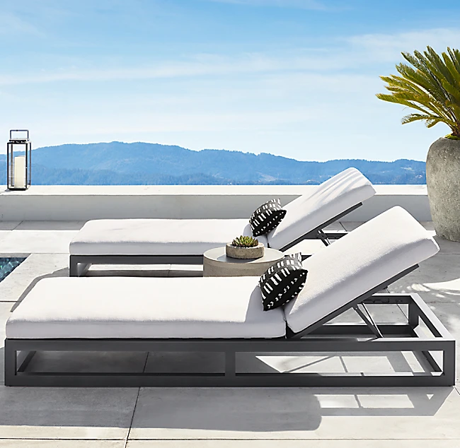Outdoor Sectional Funiture Patio Luxury Single Modern aluminum garden set sofas