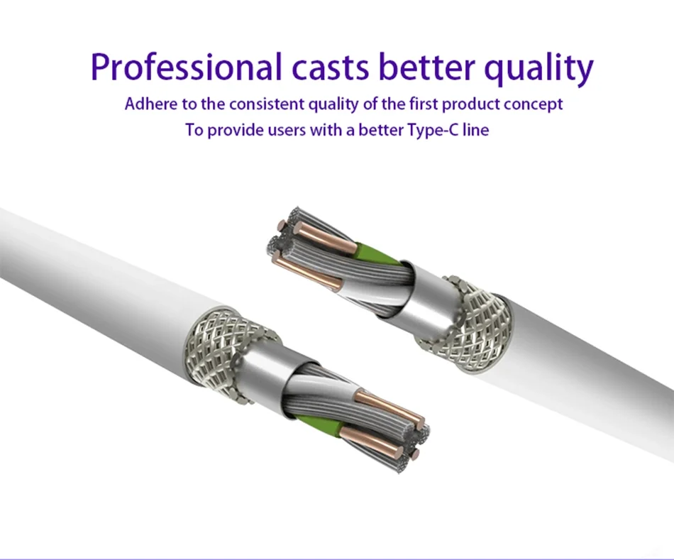 Factory Wholesale Super speed 5A USB-3.1 Type c Cable Usb Cables 3.0 Fast Chargers For Huawei For Android Mobile Phones - ANKUX.COM