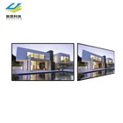 18.5" 21.5" 32" 43" 50" wall mount advertising digital player/wall mount lcd touch screen monitor