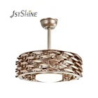 1stshine luxury modern bedroom decoration commercial smart ceiling fan 220v silent bladeless ceiling fan