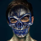 Chinese Suppliers Funny Vinyl Halloween Masks, High Quality Mini Masquerade Halloween Mask Led Light