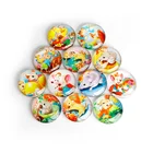 2020 New year mouse glass fridge magnet and custom refrigerator magnet