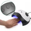professional 36W intelligent infrared induction panda shape uv led dual light source nail dryer lamp