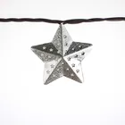 Christmas Decorative Electric Power Operated LED Lighting Metal Star String Light