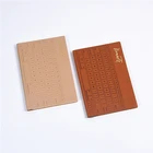 promotion business custom notebook daily planner diary leather notebook cover with logo
