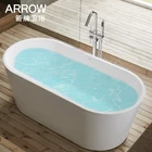 Amazon hot selling CE massage bathtub acrylic freestanding bathtub