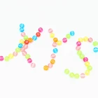 Plastic Beads Fashion Jewelry Bracelets Necklaces Decor Mixed Color Plastic Beads Alphabet Beads