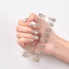 Nail Stickers 3d Nail Decal Artificial Fingernails 3D Decals Non-toxic Nail Polish Strips Nail Stickers