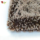 100% spun polyester yarn for sewing thread polyester cotton fabric PV plush fabric for faux fur bucket hat