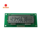 Energy meter LCD display 7 segment glass panel HT1621 3.3V COB type white LED backlight LCD module