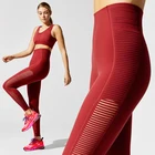 Wholesale Sportswear Hollowout Yoga Pants OEM Custom Yoga Clothing Women Gym Fitness Wear Leggings