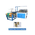 Plastic disposable CPE shoe cover making machine