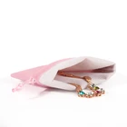 DIGU luxury jewelry pouch bag storage drawstring velvet cloth pouch for jewelry packaging velvet bags custom jewelry