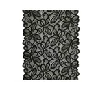 Fabric Edge Durable In Use Soft Hem Accessories Dress Skirt Hem Fabric Lace Edge Black And White Mesh