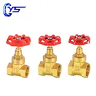 Competitive Price Wedge Thread Brass Gate Valve WIth Handle For Water